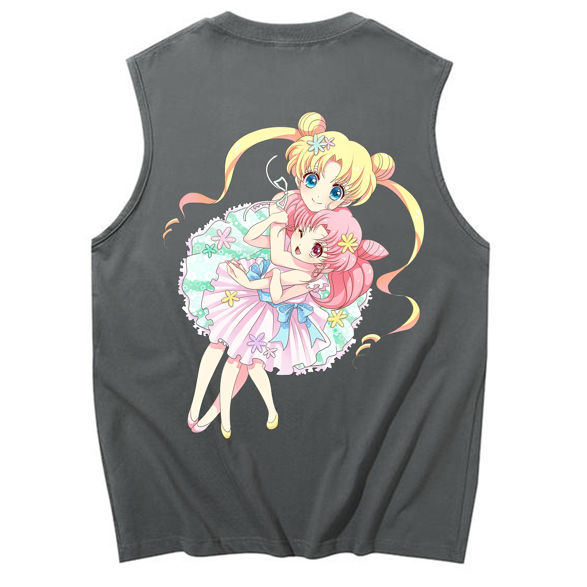 （画像用） 美少女戦士セーラームーン 愛野 美奈子 あいの みなこ Sailor Moon Aino Minako コットン100％タンクトップ（背面プリント）